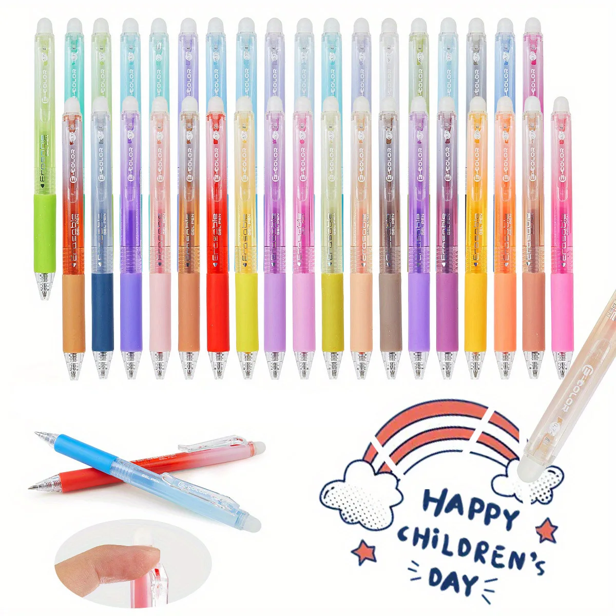 12/24/36 Colors Erasable Plastic Neutral Pen 0.7mm Flash Drying Smooth Writing Office and School Supplies Set
12/24/36 Colors Erasable Plastic Neutral Pen 0.7mm Flash Drying Smooth Writing Office and School Supplies Set