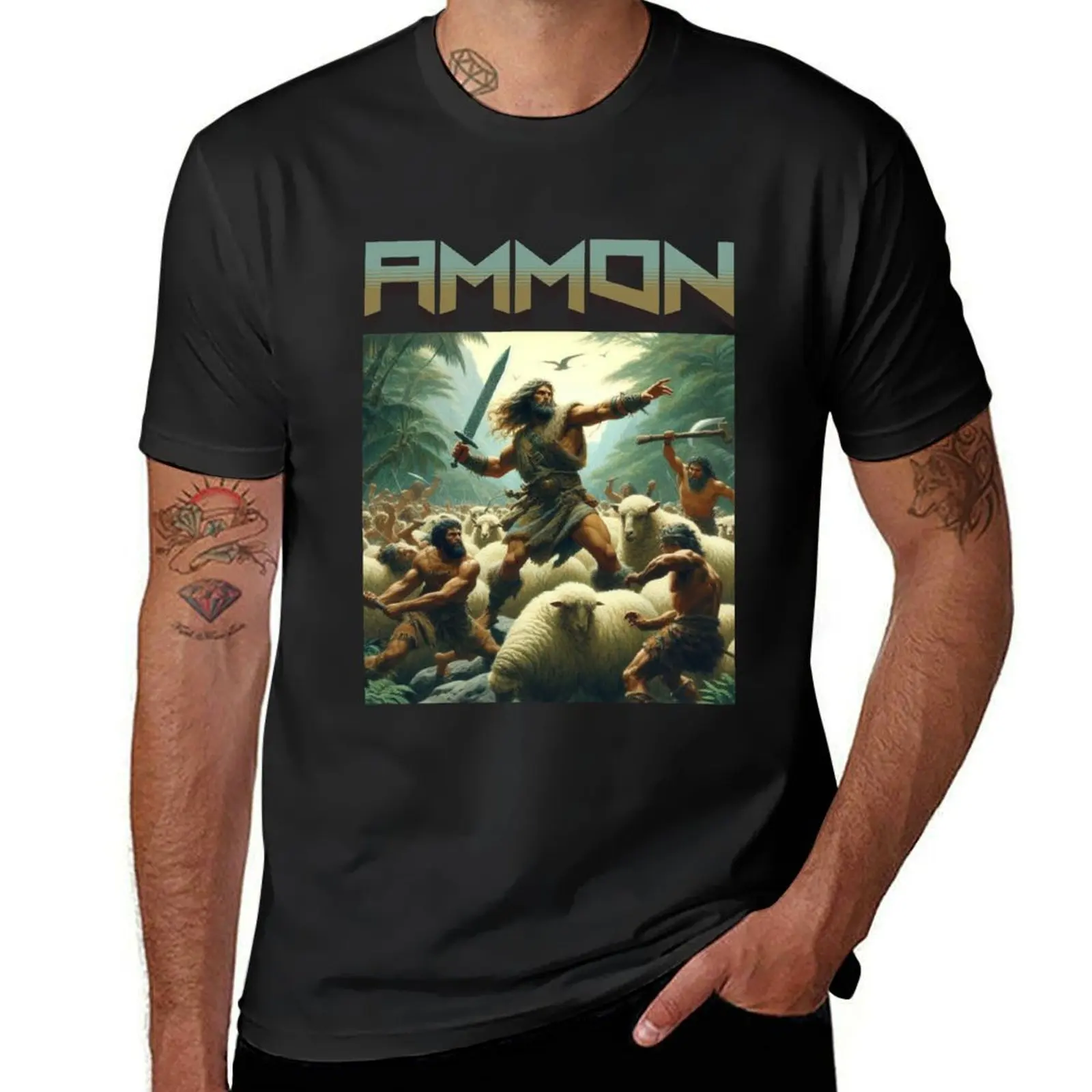 Футболка Ammon, милые топы, рубашки, футболка с рисунком, одежда в стиле аниме, наряды для мужчин
Футболка Ammon, милые топы, рубашки, футболка с рисунком, одежда в стиле аниме, наряды для мужчин