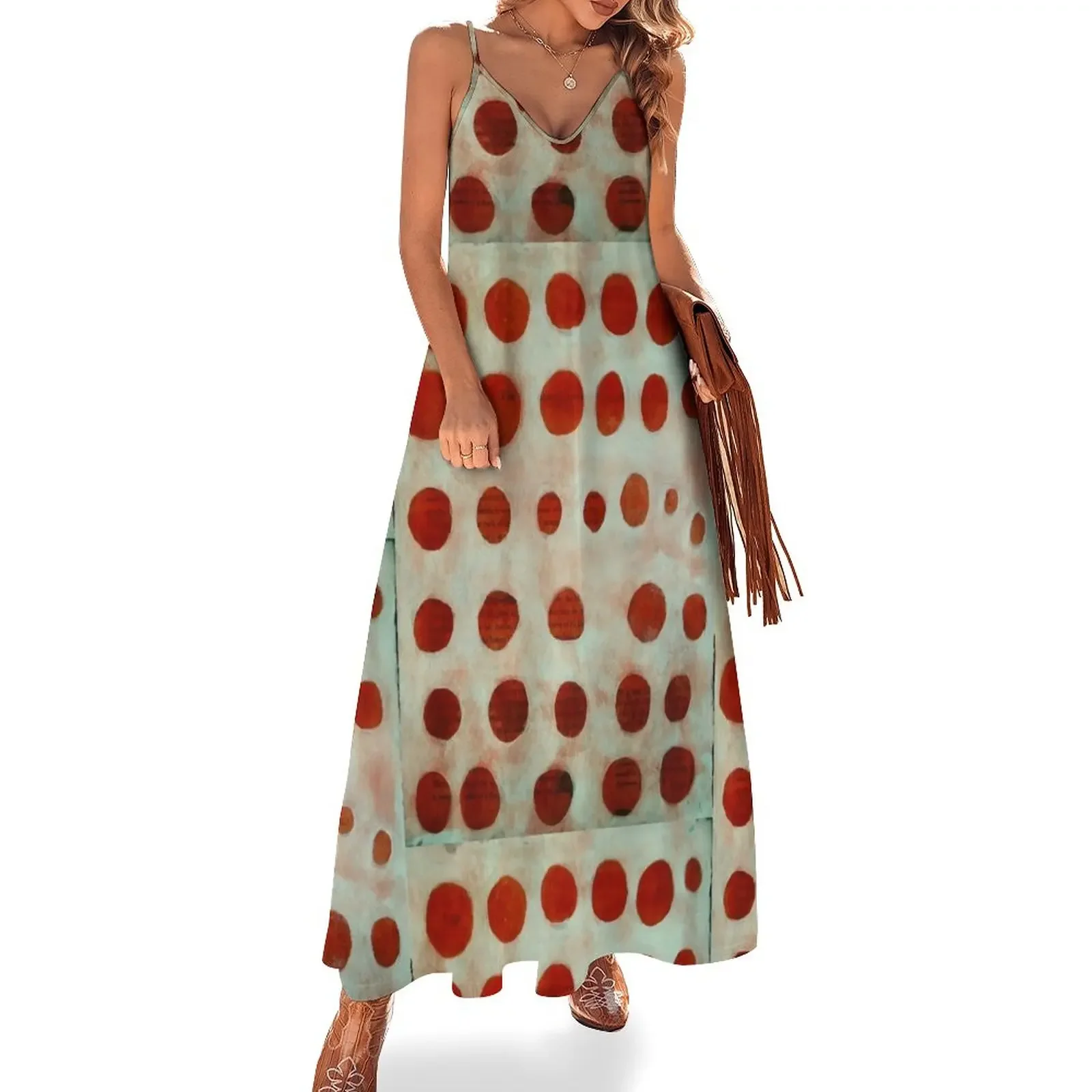 red spots Sleeveless Dress sexy dress Women's long dress dresses for woman 2025
red spots Sleeveless Dress sexy dress Women's long dress dresses for woman 2025