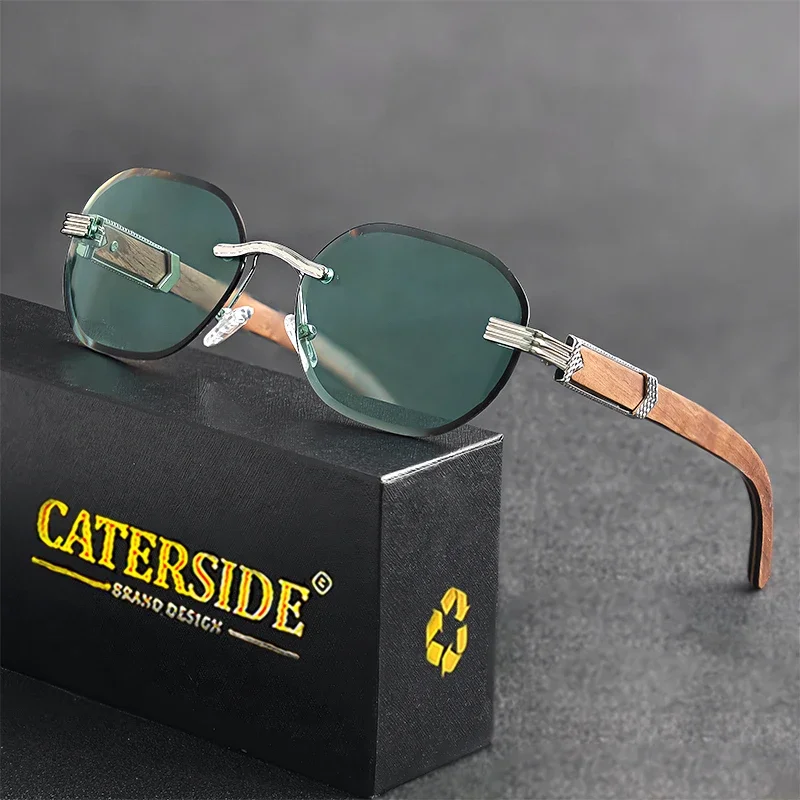CATERSIDE New Natural Solid Wooden Sunglasses Men Boundless Round Fashion Sun Glasses Women Party Business Outdoor Eyewear UV400
CATERSIDE New Natural Solid Wooden Sunglasses Men Boundless Round Fashion Sun Glasses Women Party Business Outdoor Eyewear UV400