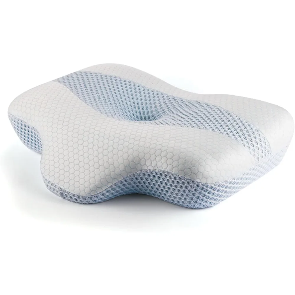 Cervical Neck Pillow, Memory Foam Pillow, Ergonomic Orthopedic Pillow for Neck and Shoulder Pain, Contoured Support Pillow
Cervical Neck Pillow, Memory Foam Pillow, Ergonomic Orthopedic Pillow for Neck and Shoulder Pain, Contoured Support Pillow
