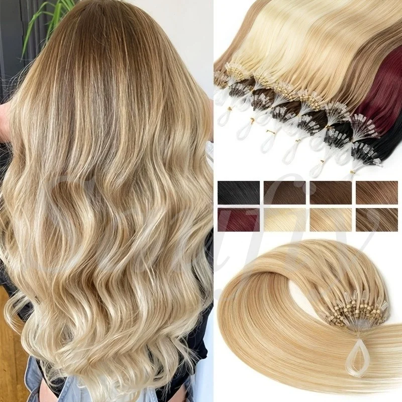 Micro Loop Human Hair Extensions 12-20inches Micro Bead Ring Halo Hair Extensions Women Natural Blonde Brown Black Straight Micro Loop Human Hair Extensions 30g/pack
Micro Loop Human Hair Extensions 12-20inches Micro Bead Ring Halo Hair Extensions Women Natural Blonde Brown Black Straight Micro Loop Human Hair Extensions 30g/pack