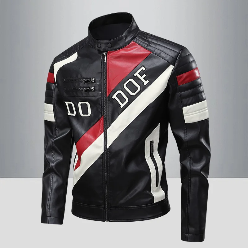 Simplified Design Men's PU Leather Jaet Motorcycle Riding Clothes Color Blo Faion Motorcycle Jaet Stand Fit Online...
Simplified Design Men's PU Leather Jaet Motorcycle Riding Clothes Color Blo Faion Motorcycle Jaet Stand Fit Online...