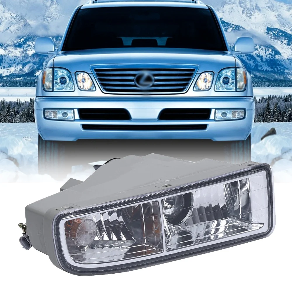 Front Bumper Fog Light Assembly White Left Right Lamp For Toyota LEXUS LX470 1998 1999 2000 2001 2002 2003-2008 Car Accessories
Front Bumper Fog Light Assembly White Left Right Lamp For Toyota LEXUS LX470 1998 1999 2000 2001 2002 2003-2008 Car Accessories