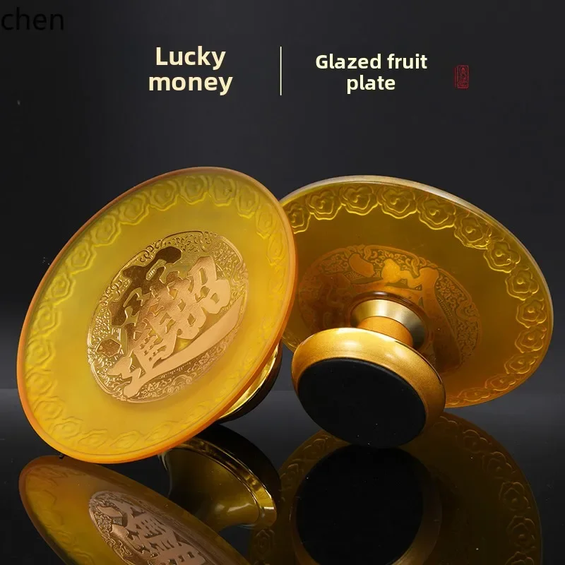 FJ buddha table offering plate for home buddha before offering buddha god of wealth tribute plate buddhist supplies glass
FJ buddha table offering plate for home buddha before offering buddha god of wealth tribute plate buddhist supplies glass
