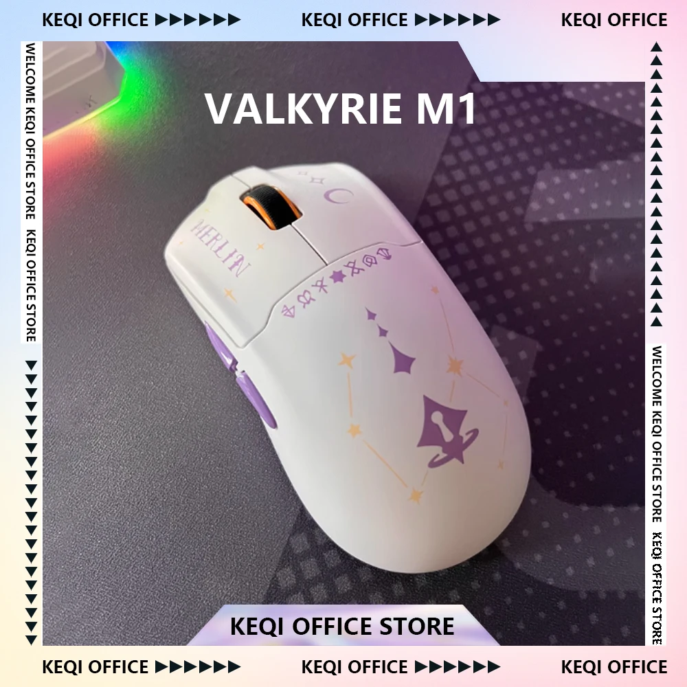 Игровая мышь VALKYRIE M1 PAW3395 RGB, трехрежимная беспроводная зарядная база с Bluetooth, настройка киберспортивных мышей, аксессуары для ПК, подарки
Игровая мышь VALKYRIE M1 PAW3395 RGB, трехрежимная беспроводная зарядная база с Bluetooth, настройка киберспортивных мышей, аксессуары для ПК, подарки