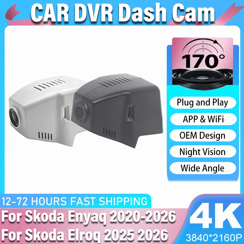 Dash Camera For Skoda Enyaq 2020-2026 Dashcam for Skoda Elroq 2025 2026 Integrated OEM Factory Style 4K 2160P Car DVR APP WIFI
Dash Camera For Skoda Enyaq 2020-2026 Dashcam for Skoda Elroq 2025 2026 Integrated OEM Factory Style 4K 2160P Car DVR APP WIFI