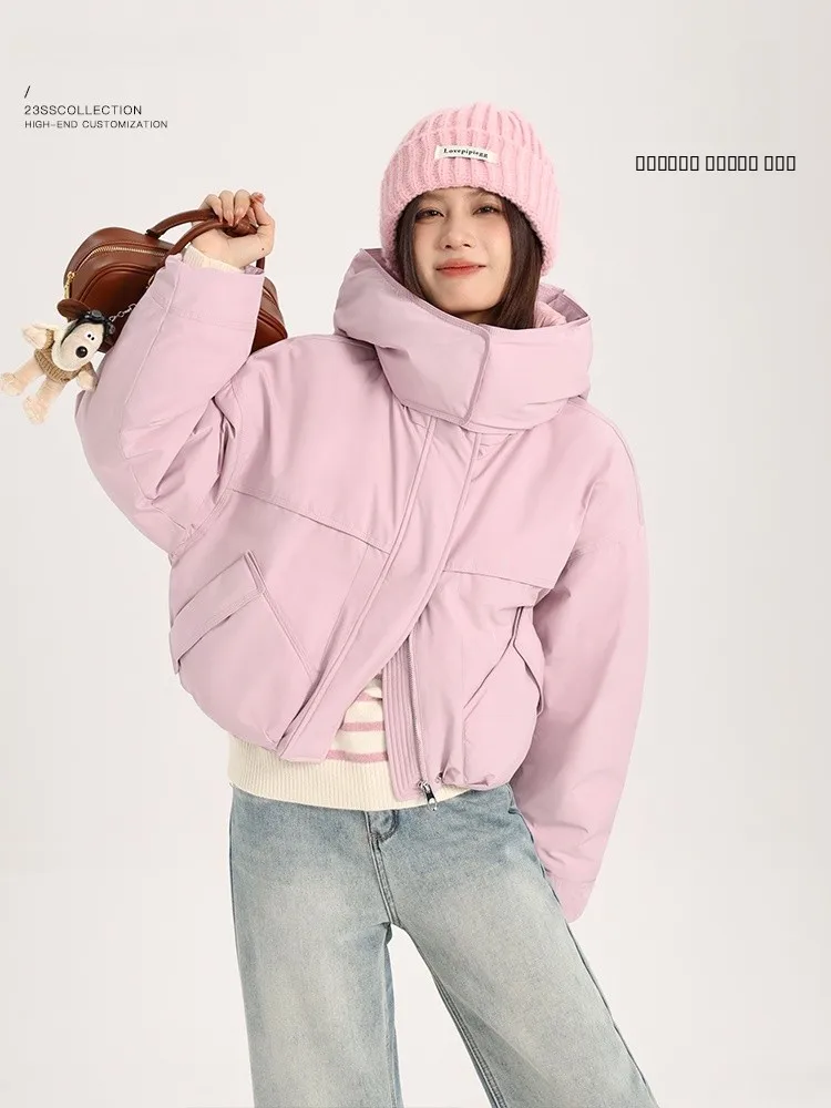 Пуховик женский зимний утепленный, корейский стиль, для работы, с капюшоном, на молнии
Пуховик женский зимний утепленный, корейский стиль, для работы, с капюшоном, на молнии