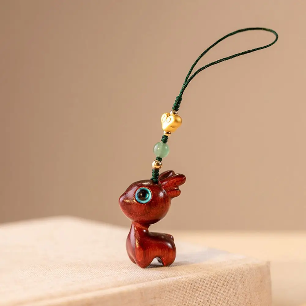 Unisex Cute Handmade Rope Sandalwood Deer Lanyard Bag Pendant Chinese Style Key Ring Wood Key Chain Mobile Phone
Unisex Cute Handmade Rope Sandalwood Deer Lanyard Bag Pendant Chinese Style Key Ring Wood Key Chain Mobile Phone
