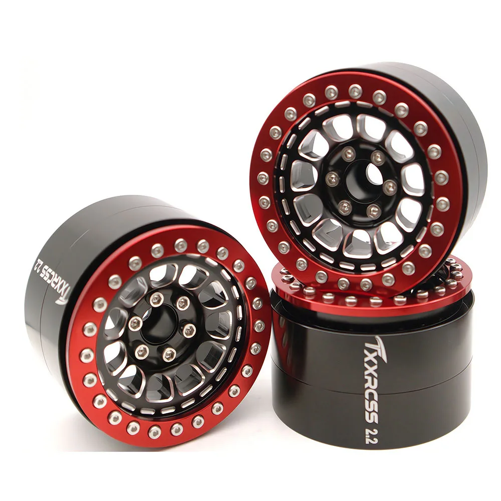 Txxrcss RC 2.2 Aluminum Alloy Beadlock Wheels And Tires Upgrades Accessories Rims for 1/10 SCX10 TRX4RC4WD and D90 RC Crawler A
Txxrcss RC 2.2 Aluminum Alloy Beadlock Wheels And Tires Upgrades Accessories Rims for 1/10 SCX10 TRX4RC4WD and D90 RC Crawler A