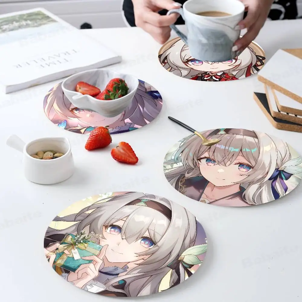 Honkai Star Rail Firefly Coasters Suitable for daily family gathering decoration, kitchen, anti-slip wooden coasters
Honkai Star Rail Firefly Coasters Suitable for daily family gathering decoration, kitchen, anti-slip wooden coasters