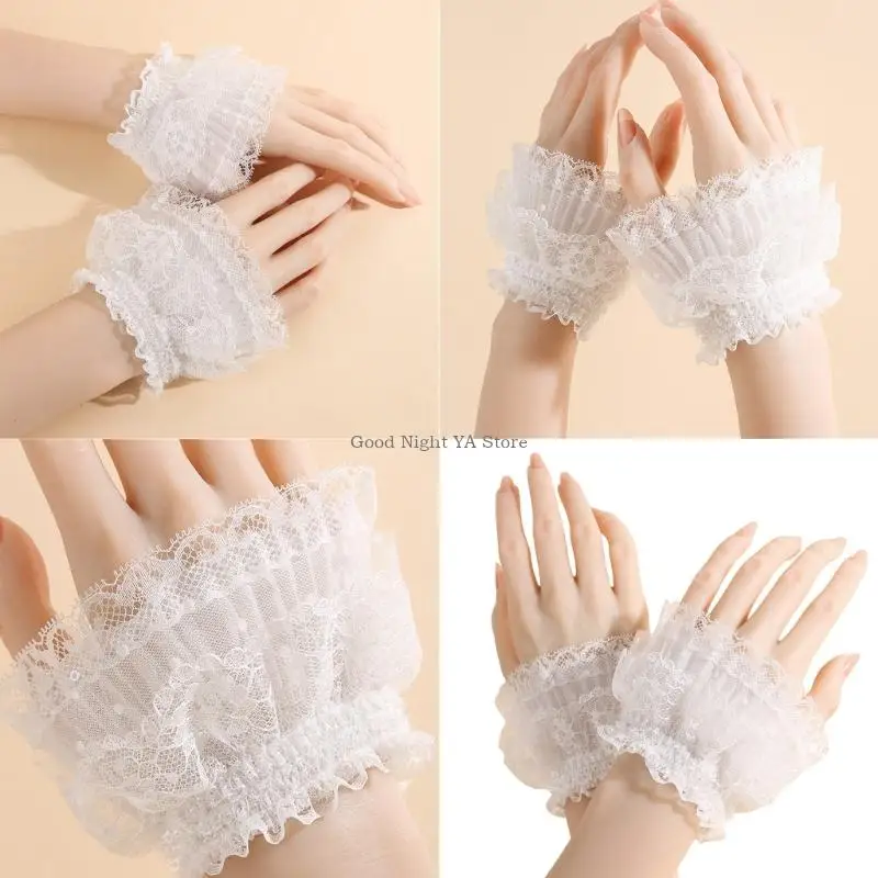 Stylish Lace Wrist Sleeves Breathable Sun Protective Wear Unisex
Stylish Lace Wrist Sleeves Breathable Sun Protective Wear Unisex