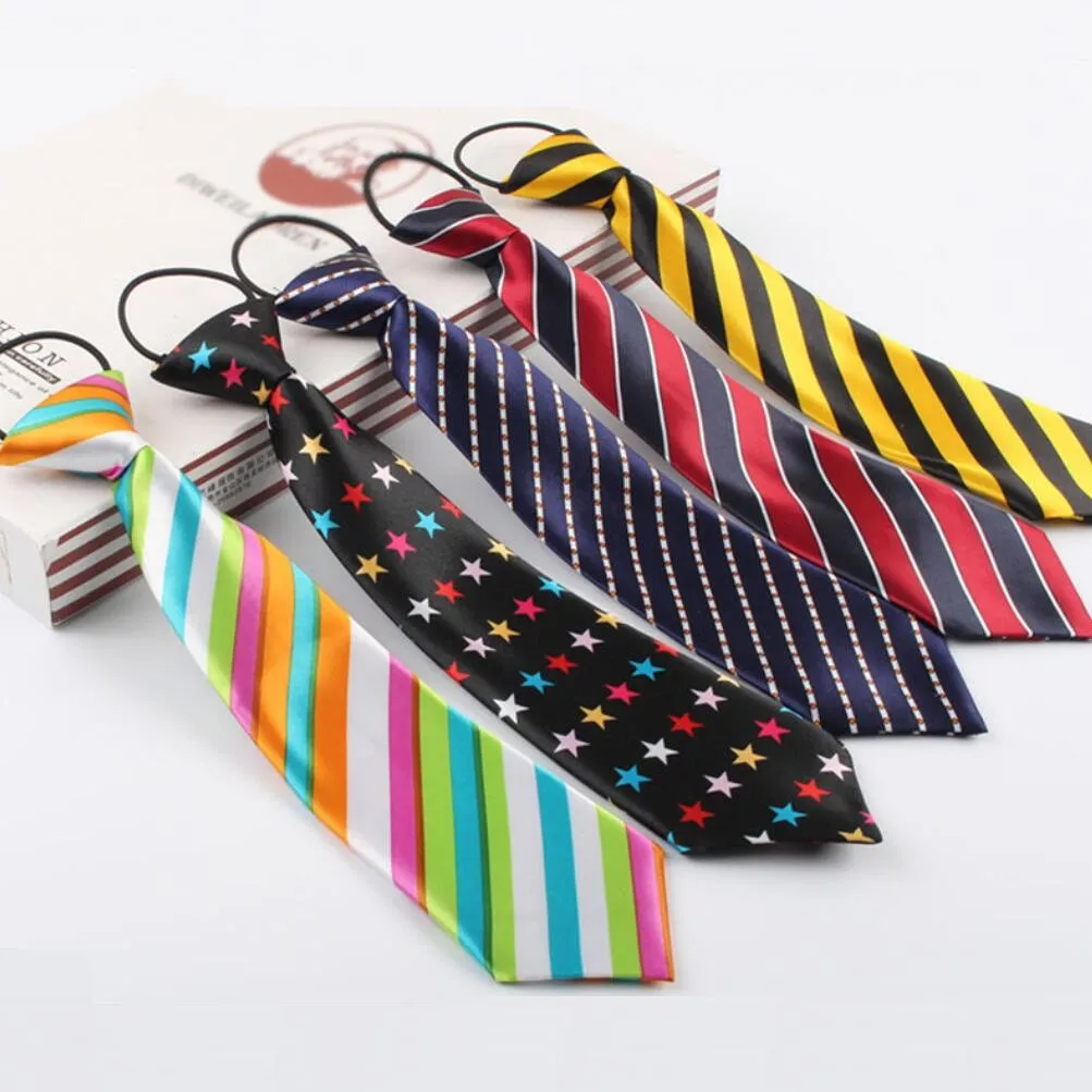 Kid's Necktie Print Cartoon Kindergarten Neckwear Ties For Children Strip Dot Star Polyester Tie Elastic Rope
Kid's Necktie Print Cartoon Kindergarten Neckwear Ties For Children Strip Dot Star Polyester Tie Elastic Rope
