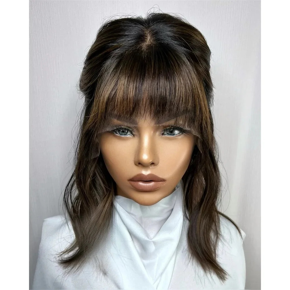 Natural 18inch Body Wave Highlight Brown 100% Human Hair Hair Wig 150 Density 5x5 Lace Front with Baby Hair Pre-Plucked Soft Wig
Natural 18inch Body Wave Highlight Brown 100% Human Hair Hair Wig 150 Density 5x5 Lace Front with Baby Hair Pre-Plucked Soft Wig