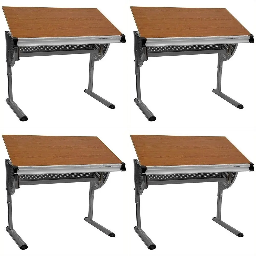 Adjustable Drawing and Drafting Table, 34.2547.75 in H x 45.25 in W x 28.25 in D, Pewter Frame, Melamine Laminate Work Surface,
Adjustable Drawing and Drafting Table, 34.2547.75 in H x 45.25 in W x 28.25 in D, Pewter Frame, Melamine Laminate Work Surface,