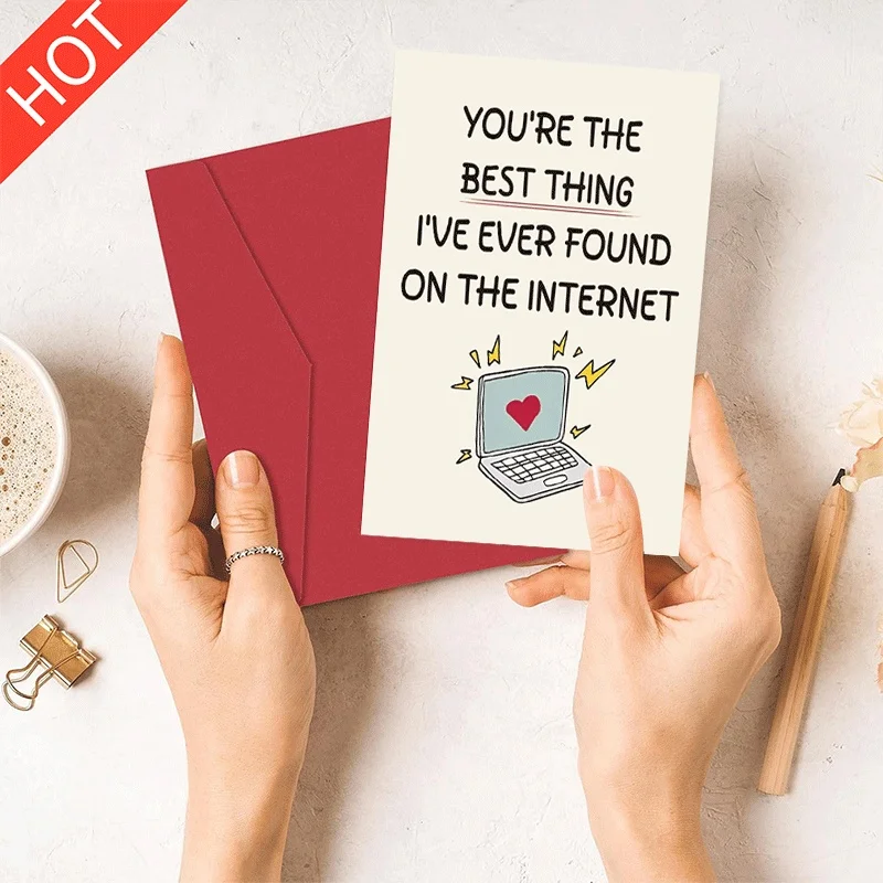 Valentines Day Greeting Card, You're The Best Thing I've Found On The Internet Romantic Card For Partner Lover
Valentines Day Greeting Card, You're The Best Thing I've Found On The Internet Romantic Card For Partner Lover