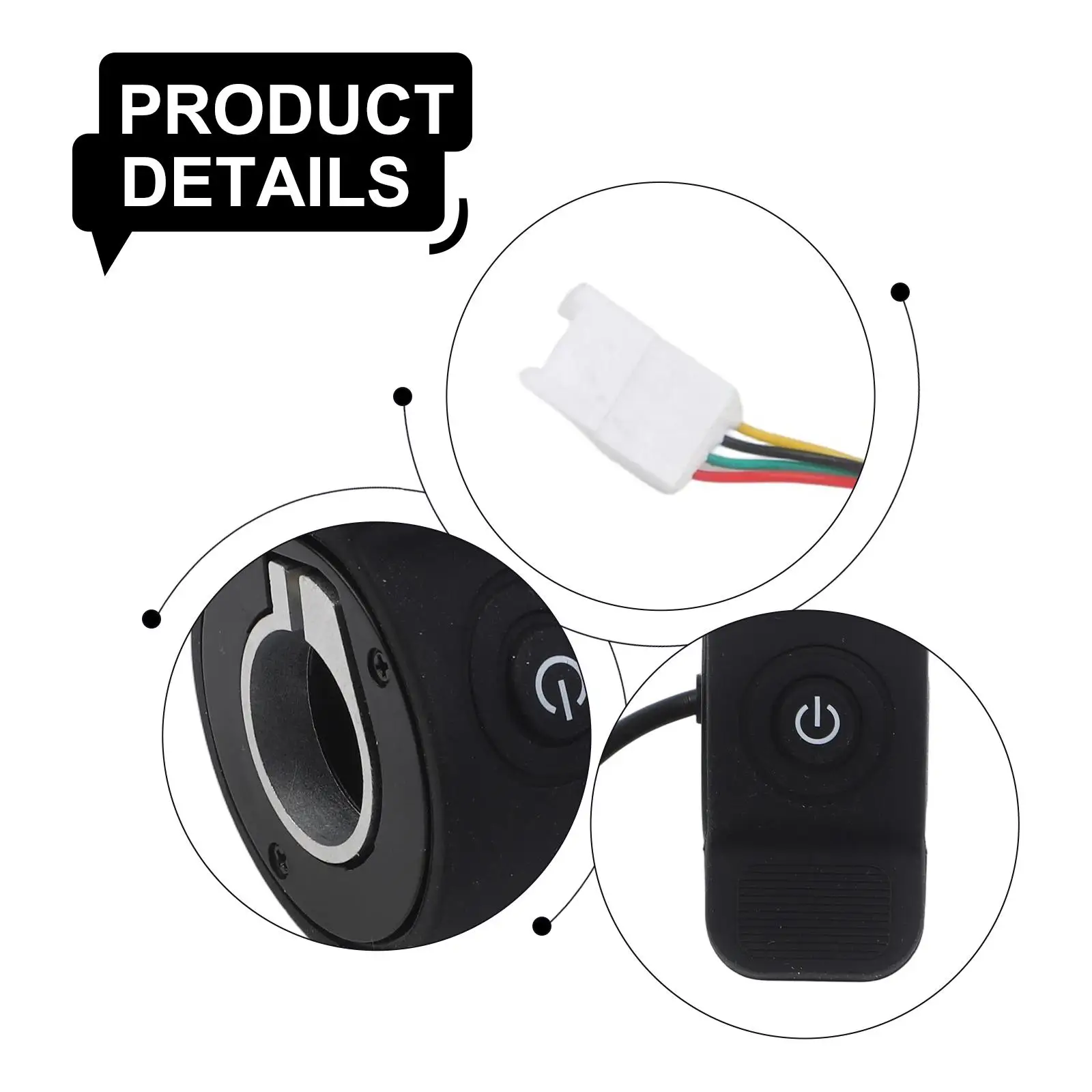 15*10*5cm Thumb-Dial Speed Controller Easy Installation Speed Controller Single-button Controller Ergonomic Throttle Design
15*10*5cm Thumb-Dial Speed Controller Easy Installation Speed Controller Single-button Controller Ergonomic Throttle Design
