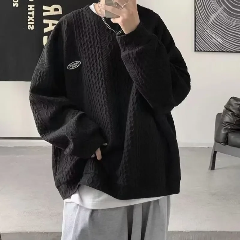 Korean Men Harajuku Sweatshirts Hip Hop Solid Color Blouse O Neck Oversized Pullovers Y2k Autumn Fashion Casual Long Sleeve Tops
Korean Men Harajuku Sweatshirts Hip Hop Solid Color Blouse O Neck Oversized Pullovers Y2k Autumn Fashion Casual Long Sleeve Tops