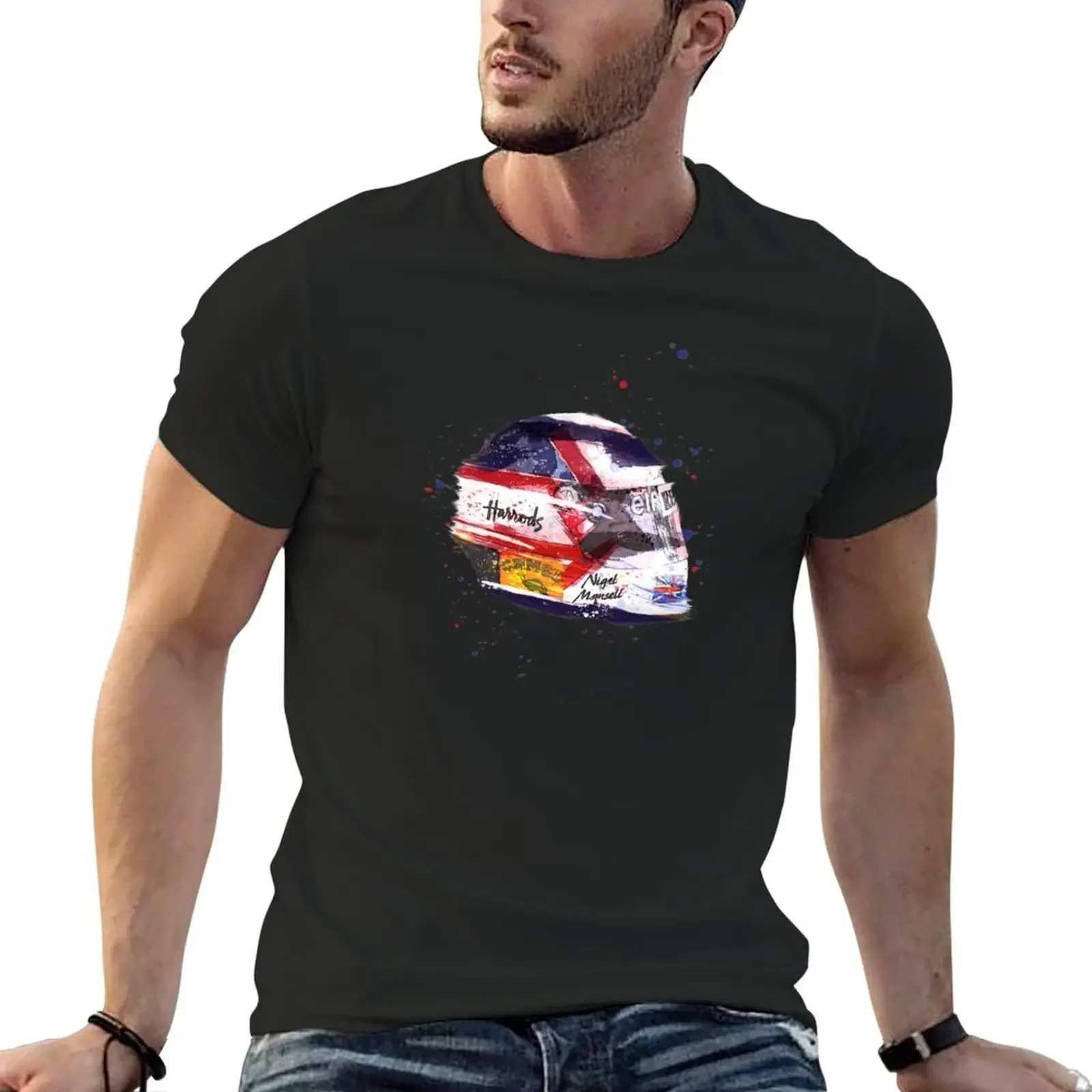 F1 Helmets Mansel 1992 T-Shirt summer tops graphic shirts animal prinfor boys anime clothes mens white t shirts
F1 Helmets Mansel 1992 T-Shirt summer tops graphic shirts animal prinfor boys anime clothes mens white t shirts