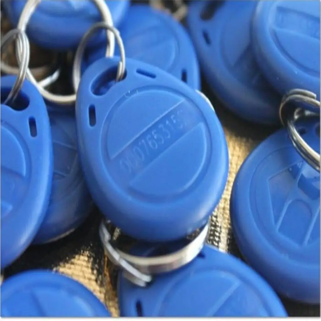 125KHZ RFID Access Control Card Durable ID Fobs Keychain Public Use for Ticketing Card Payment