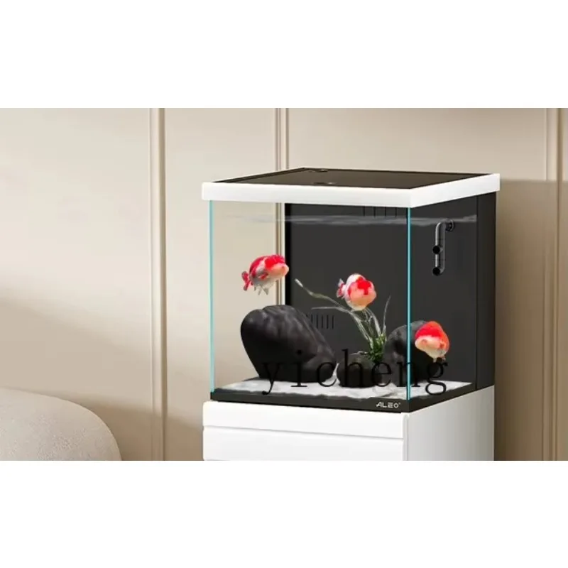 FY1 Living Room Small Ultra-clear Glass Landscaping Bottom Filter Marine Aquarium Ecological Fish Tank for Home Use
FY1 Living Room Small Ultra-clear Glass Landscaping Bottom Filter Marine Aquarium Ecological Fish Tank for Home Use