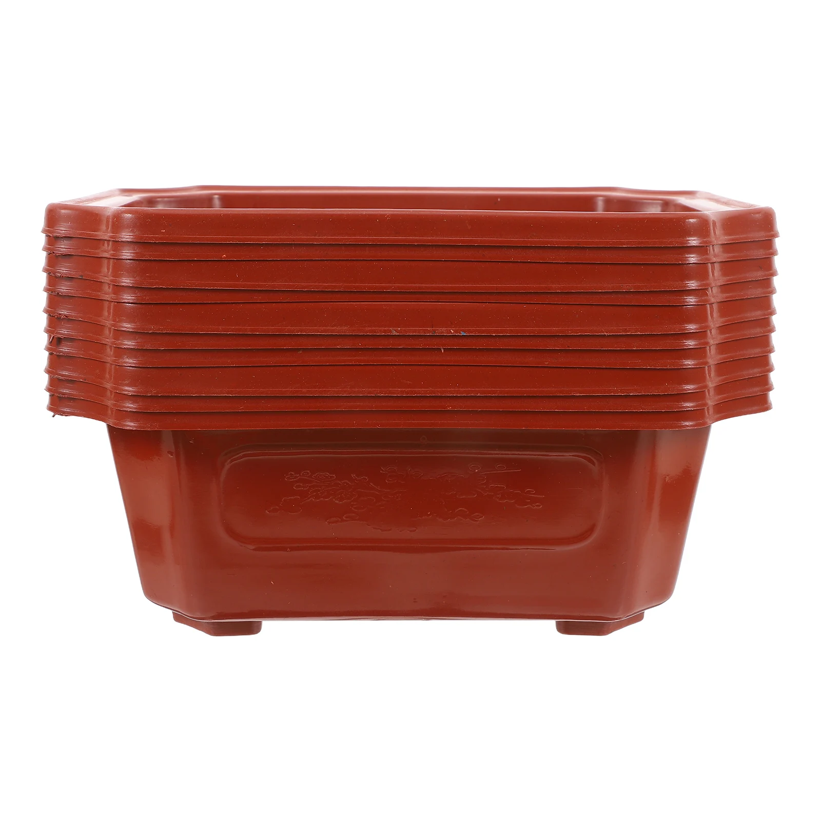 10pcs Bonsai Pot Rectangular Flowerpot Decorative Planters Large Base Red Color Plastic Training Garden Indoor
10pcs Bonsai Pot Rectangular Flowerpot Decorative Planters Large Base Red Color Plastic Training Garden Indoor
