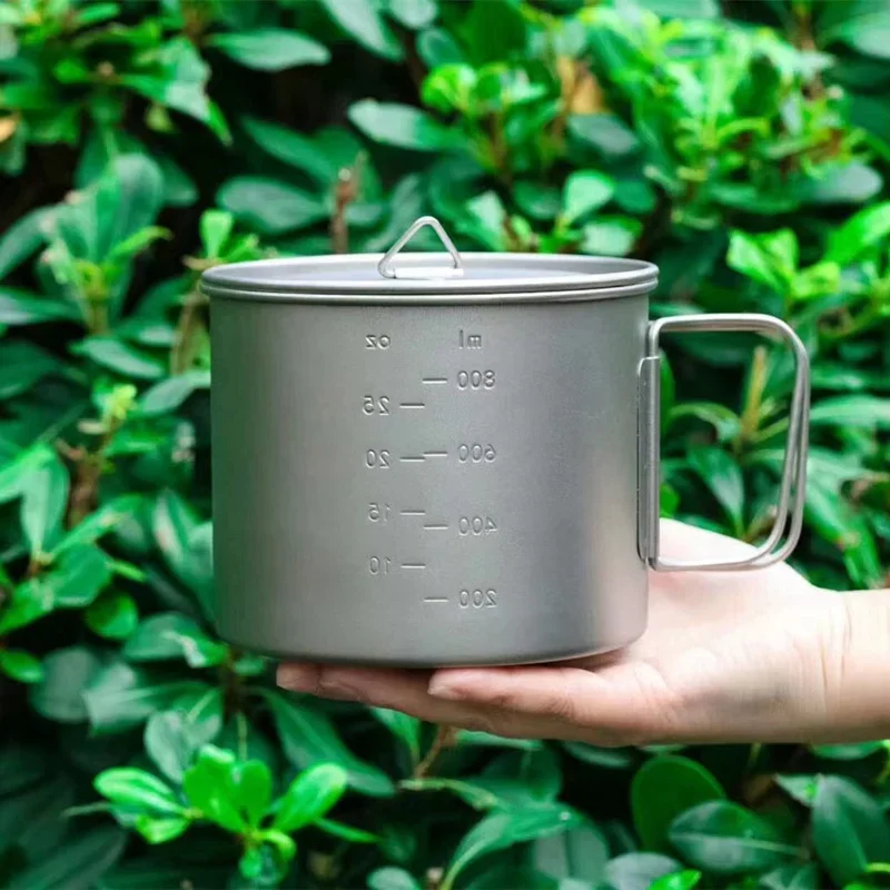 Titanium outdoor portable hanging pot folding handle tableware set for picnic kitchen camping hiking climbing cookware
Titanium outdoor portable hanging pot folding handle tableware set for picnic kitchen camping hiking climbing cookware