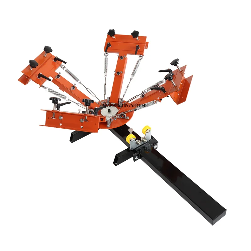 Screen Printing Equipment All Over Flat 4 Color and 1 Station Silk Manual Screen Printing T-shirt Kit
Screen Printing Equipment All Over Flat 4 Color and 1 Station Silk Manual Screen Printing T-shirt Kit