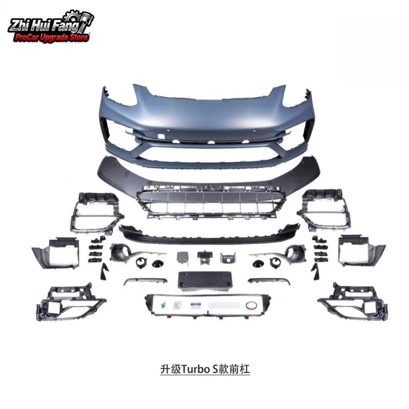 Suitable for 17-23 Panamera 971 Upgrade Turbo S Front Bumper Assembly Without Daytime Running Lights
Suitable for 17-23 Panamera 971 Upgrade Turbo S Front Bumper Assembly Without Daytime Running Lights