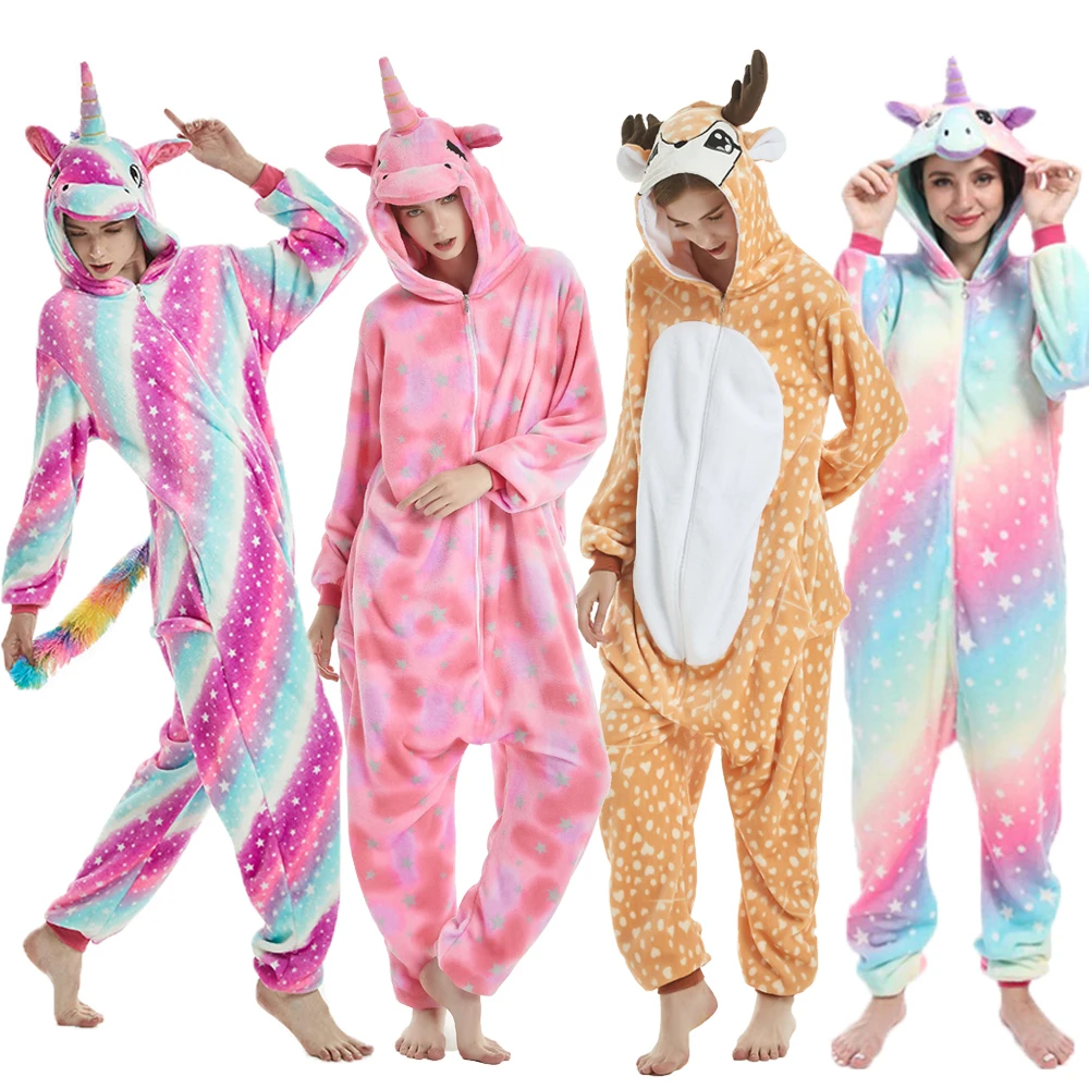 Winter Flannel Kigurumi Animal One-piece Pajamas for Women Halloween Asult Cosplay Costumes Men Hooded Jumpsuit Cartoon Onesies
Winter Flannel Kigurumi Animal One-piece Pajamas for Women Halloween Asult Cosplay Costumes Men Hooded Jumpsuit Cartoon Onesies