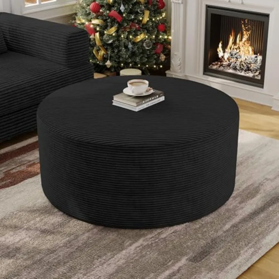 Round Coffee Table Ottoman for Corduroy Cloud Sectional Couches in a Box Memory Foam Compressed Pouf Footstool Rest for Living
Round Coffee Table Ottoman for Corduroy Cloud Sectional Couches in a Box Memory Foam Compressed Pouf Footstool Rest for Living