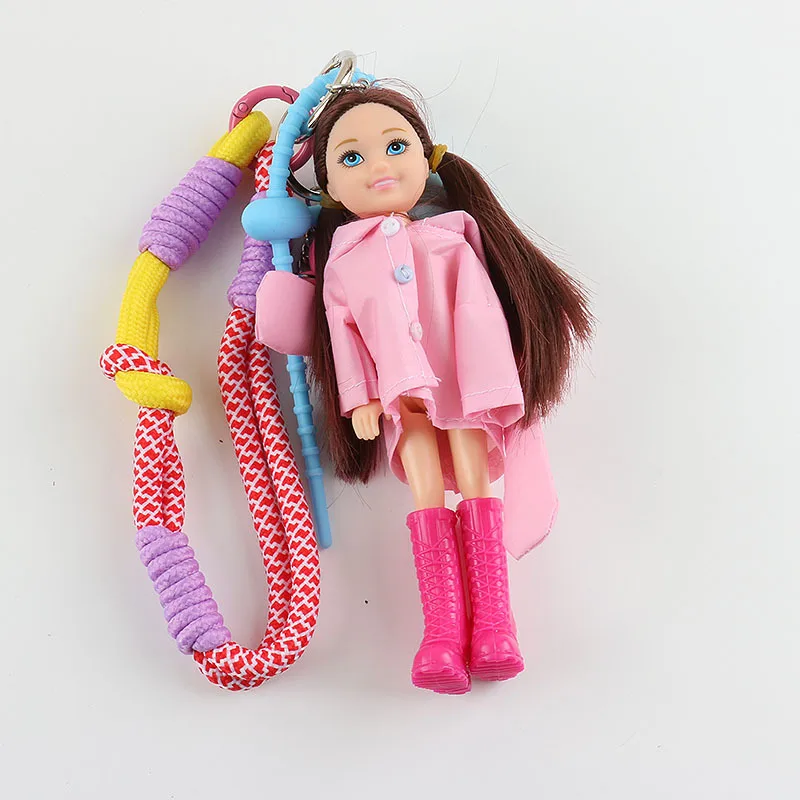 Waterproof Doll Keychain - Adorable Raincoat Charm for Backpacks, Multi-Function Car Key Wrist Strap
Waterproof Doll Keychain - Adorable Raincoat Charm for Backpacks, Multi-Function Car Key Wrist Strap
