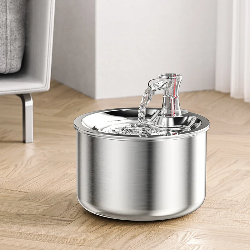 2025 New Stainless Steel Cat Dog Water Bowl 304 Material Circulating Flow Pet Drinking Fountain
2025 New Stainless Steel Cat Dog Water Bowl 304 Material Circulating Flow Pet Drinking Fountain