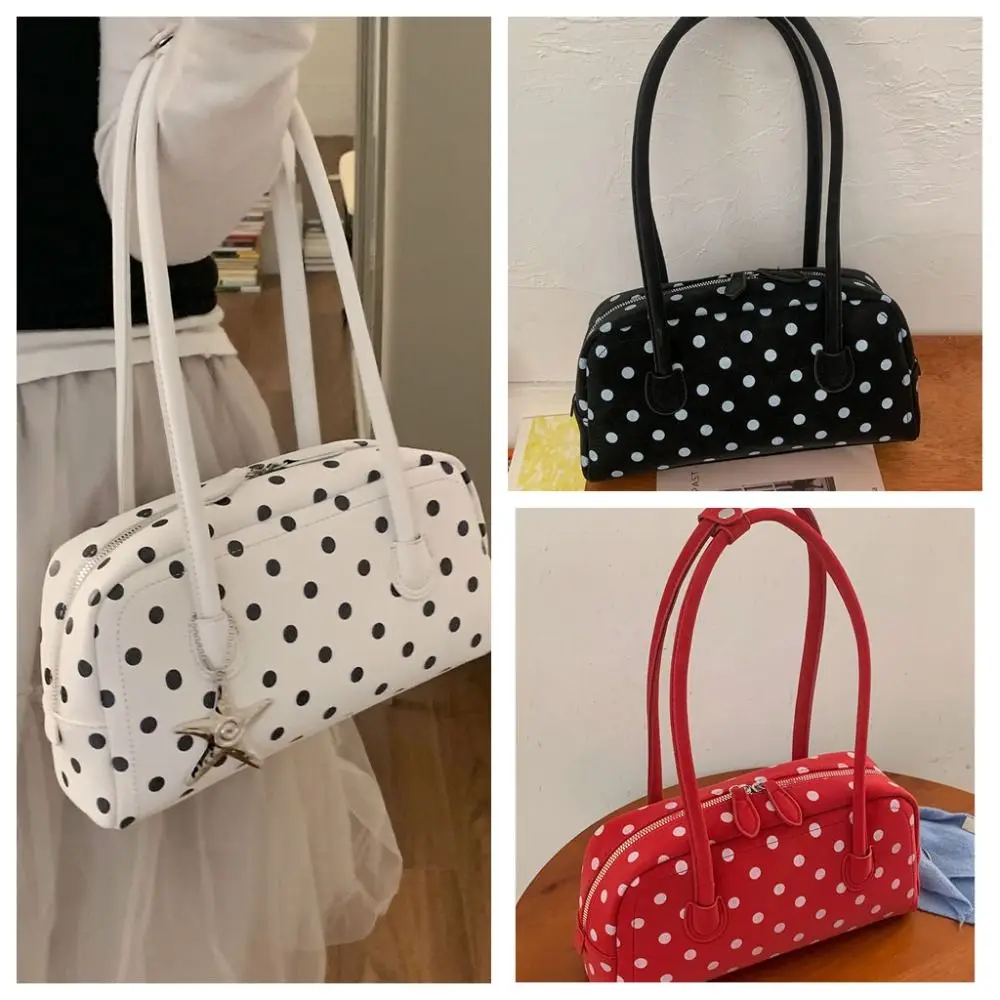 High-quality Vintage Style Polka Dot Handbag PU Leather Large Capacity Tote Bag Star Charm Shoulder Bag Women Fashion
High-quality Vintage Style Polka Dot Handbag PU Leather Large Capacity Tote Bag Star Charm Shoulder Bag Women Fashion