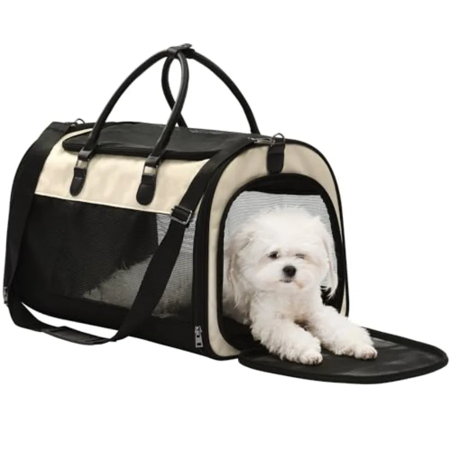 Cat Carrier Soft Sided Large for Pet Dogs up to 25 Lbs Airline Approved Mesh Pet Travel Bag Breathable Bite-Resistant Fabric wi
Cat Carrier Soft Sided Large for Pet Dogs up to 25 Lbs Airline Approved Mesh Pet Travel Bag Breathable Bite-Resistant Fabric wi