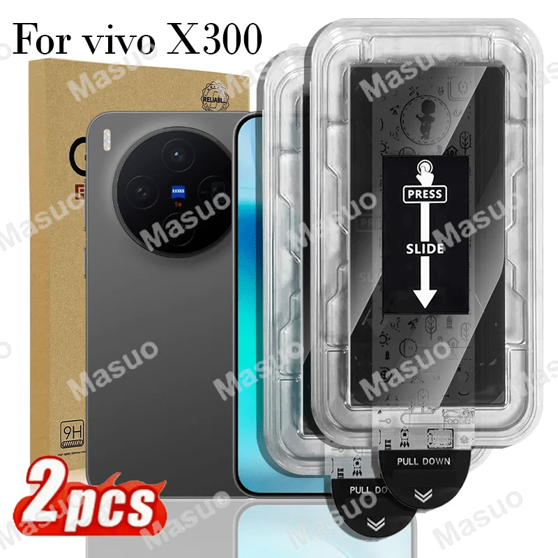2pcs for VIVO X300,X300 Pro/Ultra Full Coverage One-pull second posting Screen Protector - 28° View Blocking, Oleophobic Coating
2pcs for VIVO X300,X300 Pro/Ultra Full Coverage One-pull second posting Screen Protector - 28° View Blocking, Oleophobic Coating