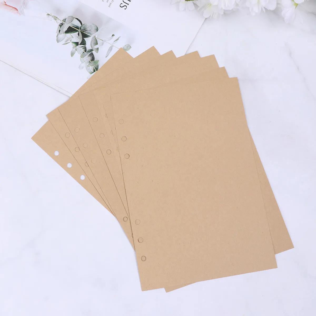 320 Sheets Blank A6 Paper Refills Heavy-Duty Smooth Surface Easy Insertion for 6-Ring Binder Spiral Notebook Refill for Travel
320 Sheets Blank A6 Paper Refills Heavy-Duty Smooth Surface Easy Insertion for 6-Ring Binder Spiral Notebook Refill for Travel