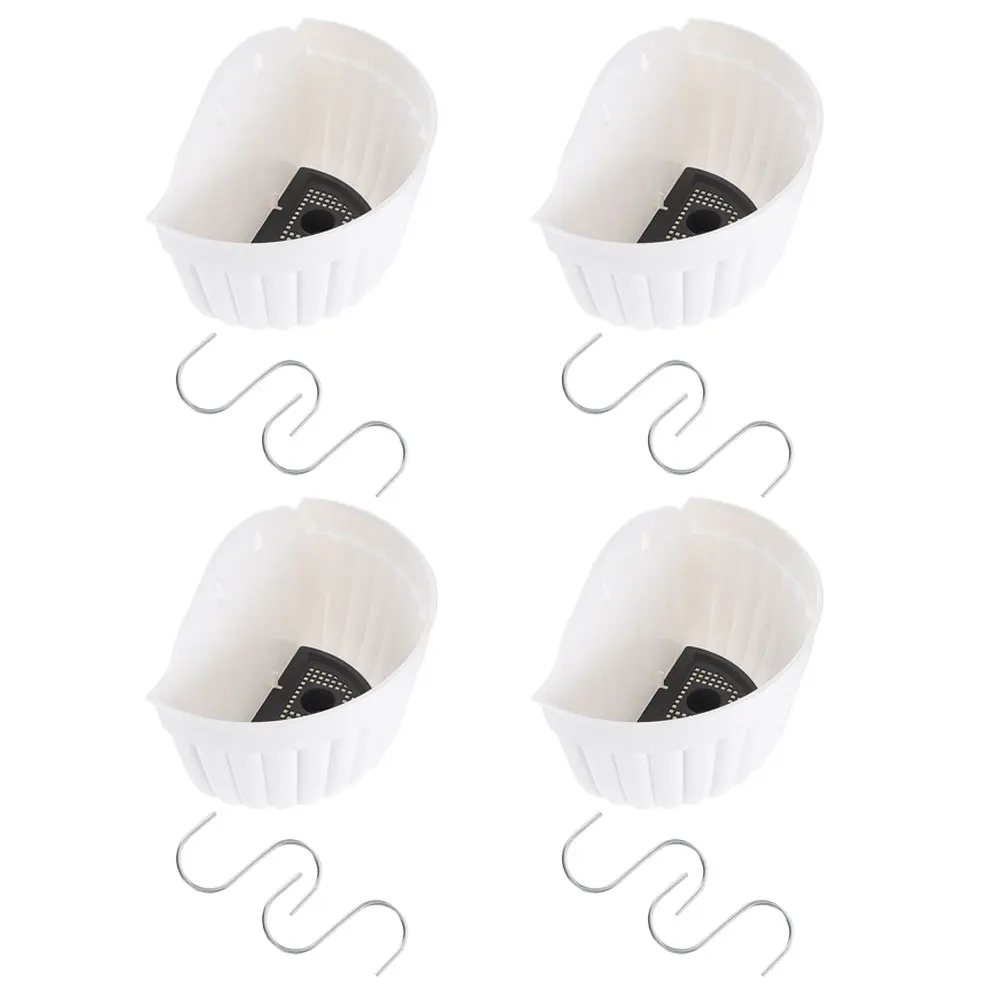 4 Sets Wall Flower Pots Indoor Planters Hanging Garden Planter Succulent Balcony Fence Draining Plastic Long Service
4 Sets Wall Flower Pots Indoor Planters Hanging Garden Planter Succulent Balcony Fence Draining Plastic Long Service