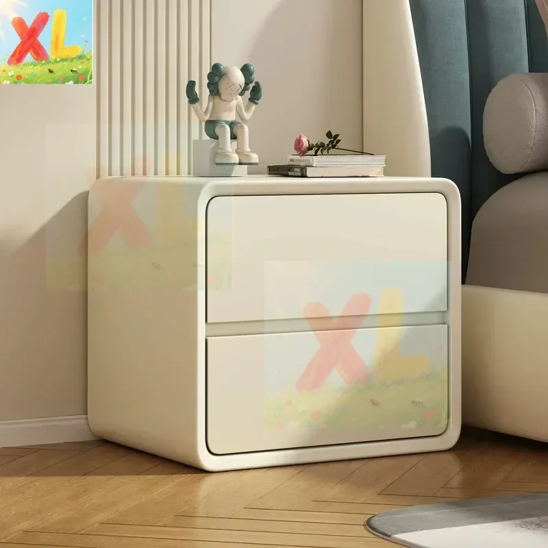 Installation-free solid wood bedside table, simple modern household bedroom bedside table, white cream wind small locker
Installation-free solid wood bedside table, simple modern household bedroom bedside table, white cream wind small locker
