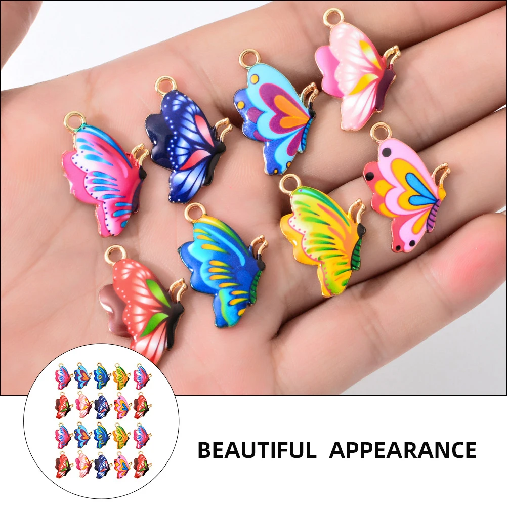 20pcs Butterflies Pendant Skin Friendly Durable DIY Charm Jewelry Accessories Craft Projects Alloy necklace pendants
20pcs Butterflies Pendant Skin Friendly Durable DIY Charm Jewelry Accessories Craft Projects Alloy necklace pendants