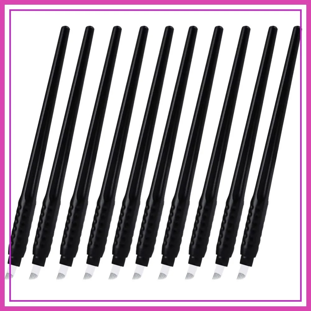 Disposable Manual Microblades Pen, 14 Sloped Needles, 0.25mm, 10 Pack for Eyebrow Lip Makeup
Disposable Manual Microblades Pen, 14 Sloped Needles, 0.25mm, 10 Pack for Eyebrow Lip Makeup