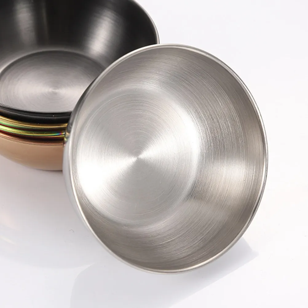 4pcs Stainless Steel Sauce Dishes Round Condiment Plates Corrosion Resistant Dipping Bowls For Family Party Restaurant Use
4pcs Stainless Steel Sauce Dishes Round Condiment Plates Corrosion Resistant Dipping Bowls For Family Party Restaurant Use