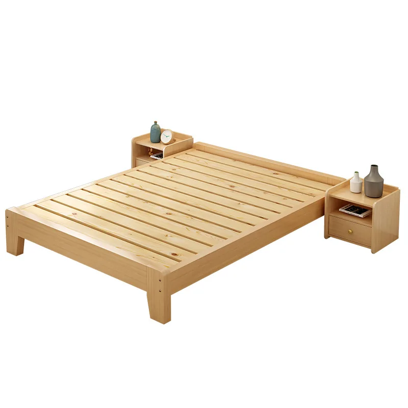 Solid wood bed tatami no bedside plate row skeleton 1.2/35/5/8 meters no back single bed
Solid wood bed tatami no bedside plate row skeleton 1.2/35/5/8 meters no back single bed