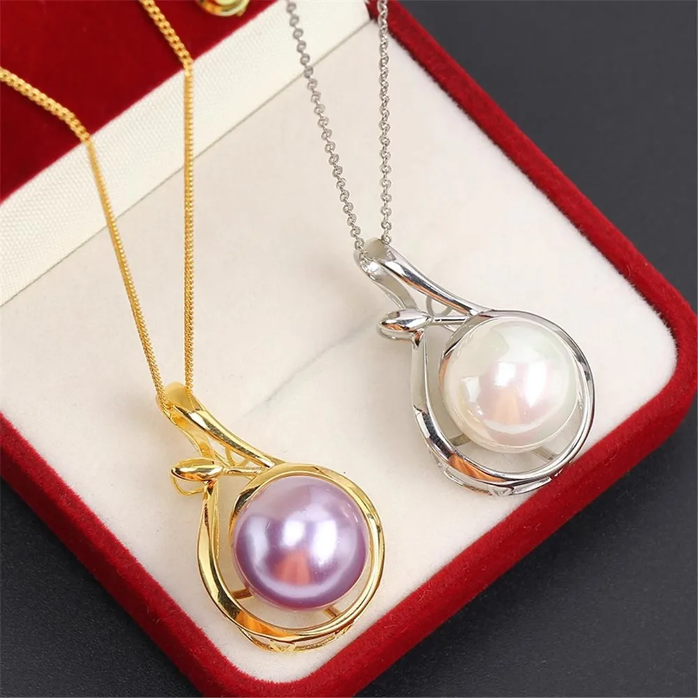 S925 Sterling Silver Pearl Pendant Setting, DIY Empty Bezel Cup Jewelry Supplies for Craft Making, Hollow Prong Pendant Findings
S925 Sterling Silver Pearl Pendant Setting, DIY Empty Bezel Cup Jewelry Supplies for Craft Making, Hollow Prong Pendant Findings