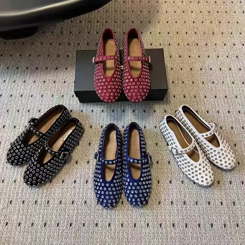 Женские балетки на одной пуговице со стразами, высокая версия, новинка весны 202, замшевые туфли на плоской подошве в стиле ретро, туфли Мэри Джейн на одной платформе
Женские балетки на одной пуговице со стразами, высокая версия, новинка весны 202, замшевые туфли на плоской подошве в стиле ретро, туфли Мэри Джейн на одной платформе