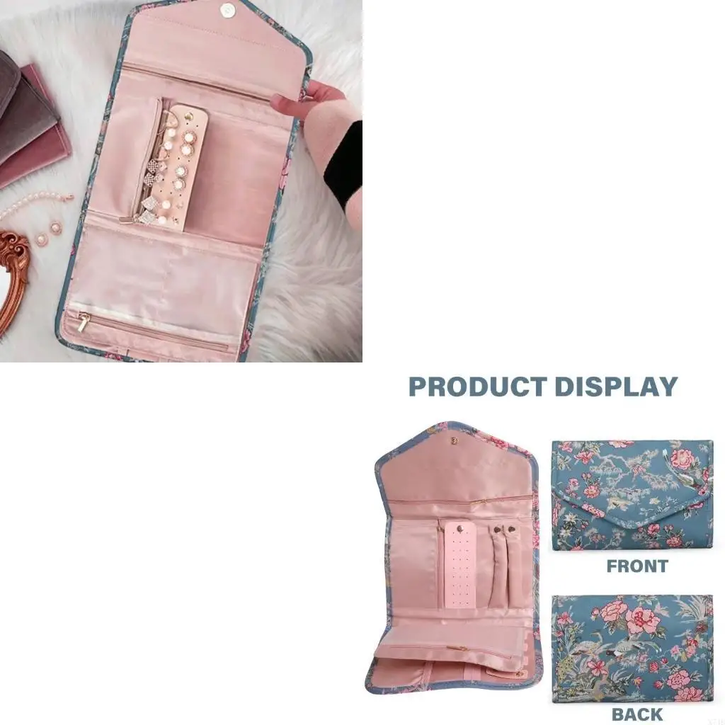 Jewelry Holder with Multiple Pockets Foldable Storage Bag for Rings Earrings Necklaces Stylish Accessories Container
Jewelry Holder with Multiple Pockets Foldable Storage Bag for Rings Earrings Necklaces Stylish Accessories Container