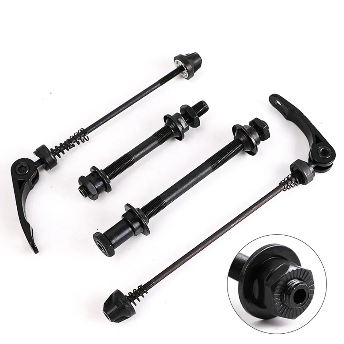 1 set Bicycle Quick Release Skewer Set Front Rear Wheel Hub Axle Bike Repair Tools Fit 20" 22" 24" 26" 28" Bike accessories kit
1 set Bicycle Quick Release Skewer Set Front Rear Wheel Hub Axle Bike Repair Tools Fit 20" 22" 24" 26" 28" Bike accessories kit