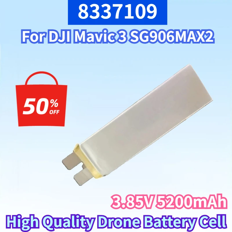 8337109 3.85V 5200mAh Rechargeable Battery for DJI Mavic 3 SG906MAX2 SG906MAX3 JJRC X11P HS550 High Quality Drone Battery Cell
8337109 3.85V 5200mAh Rechargeable Battery for DJI Mavic 3 SG906MAX2 SG906MAX3 JJRC X11P HS550 High Quality Drone Battery Cell