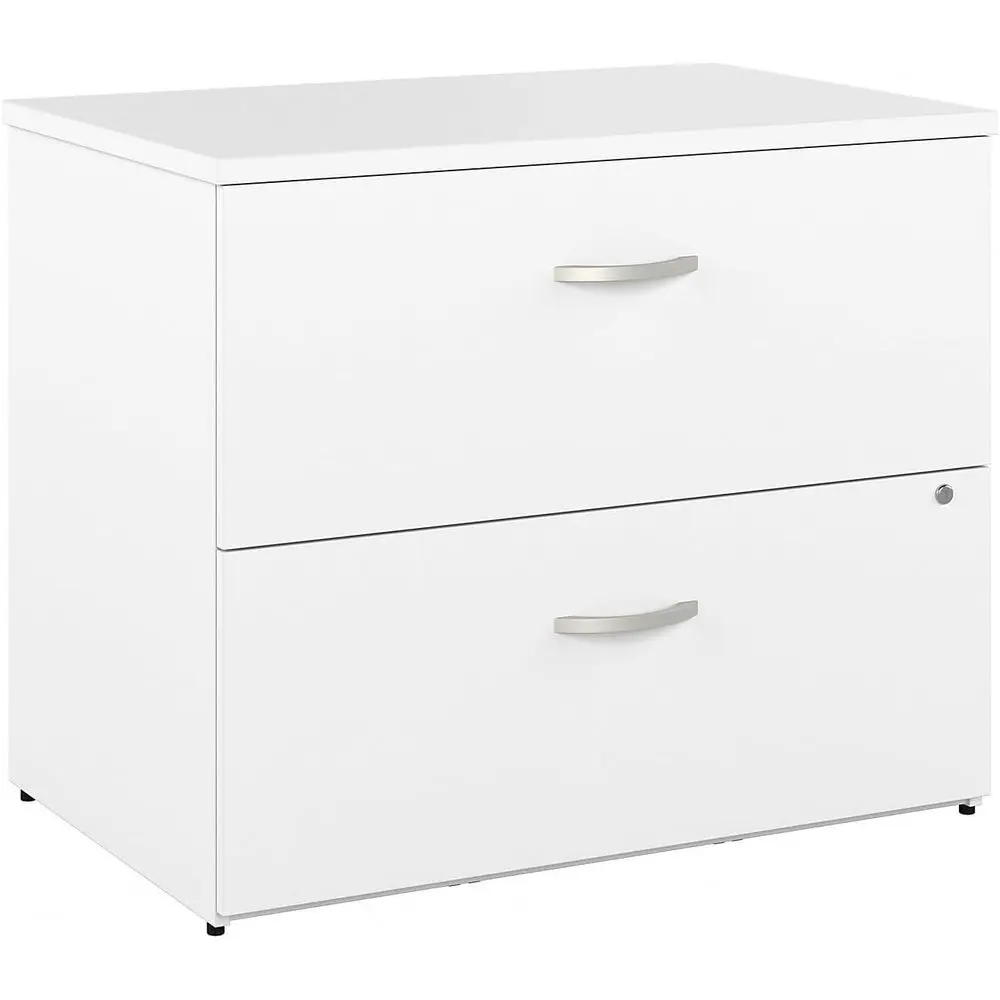 Hybrid 2 Drawer Lateral File Cabinet, White
Hybrid 2 Drawer Lateral File Cabinet, White