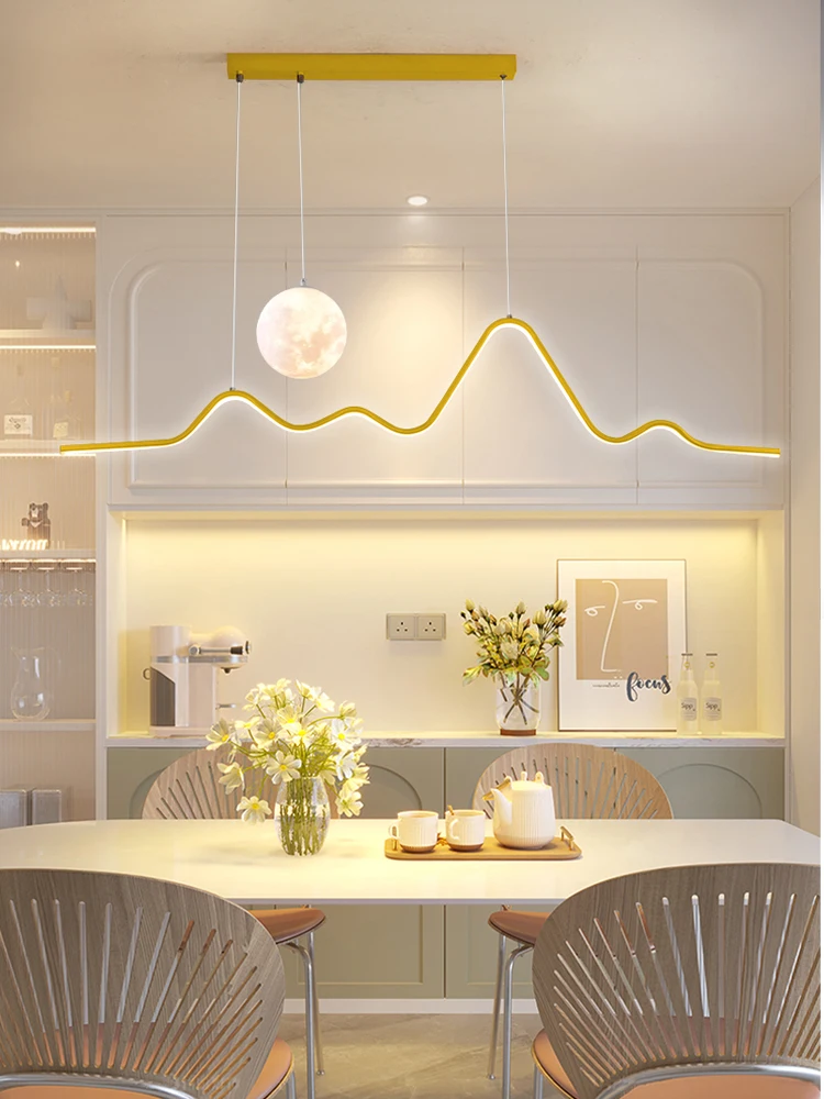 Restaurant chandelier modern minimalist cream style dining table bar light creative art moon minimalist long dining room lamp
Restaurant chandelier modern minimalist cream style dining table bar light creative art moon minimalist long dining room lamp
